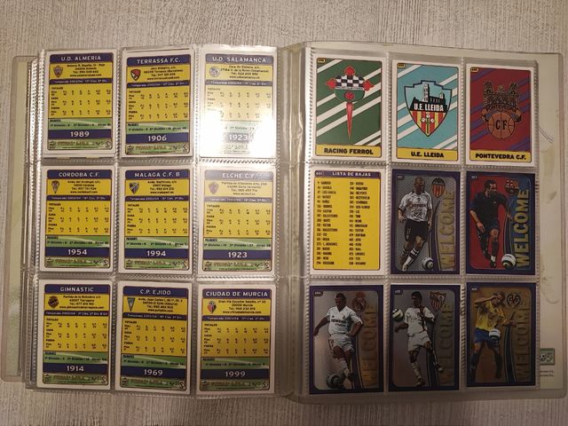 Las fichas de la Liga 2005