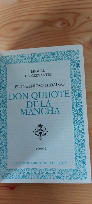 Libro Don Quijote de la Mancha