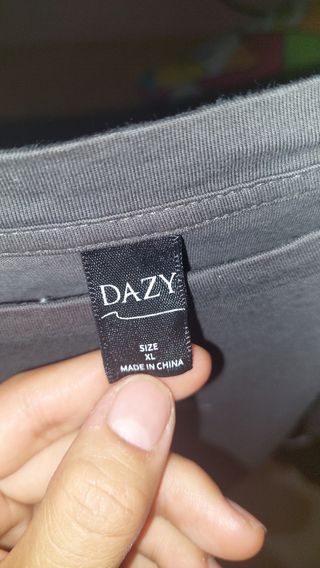 Camiseta de manga larga oversize