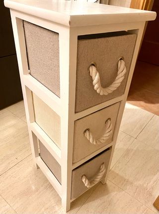 2 muebles auxiliares de cajones