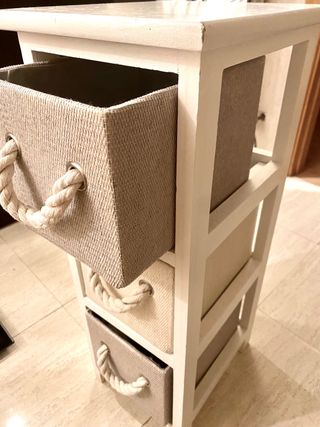 2 muebles auxiliares de cajones