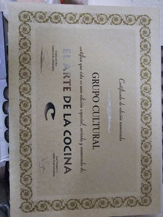 Colección limitada EL ARTE DE LA COCINA