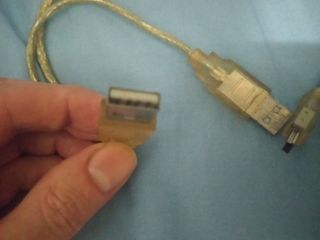 CABLE DOBLE USB - MINI USB