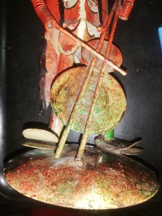 ENVIO! CANDELABRO - PORTAVELA ARTE PAYASO MUSICA