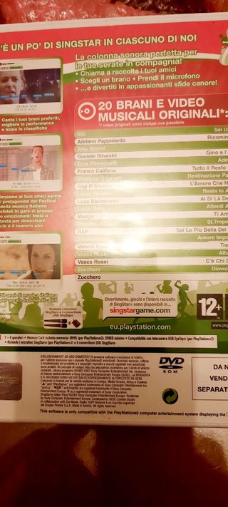 Gioco Singstar playstation2/3 più 🎤 