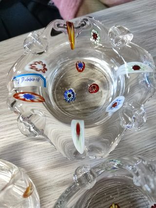 Posacenere e porta tovaglioli stile murano 