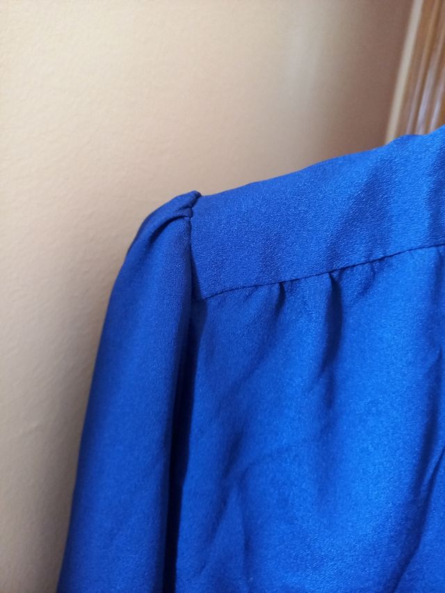 blusa azul marino talla s 36