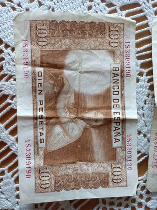 Billete Cien Pesetas 1953