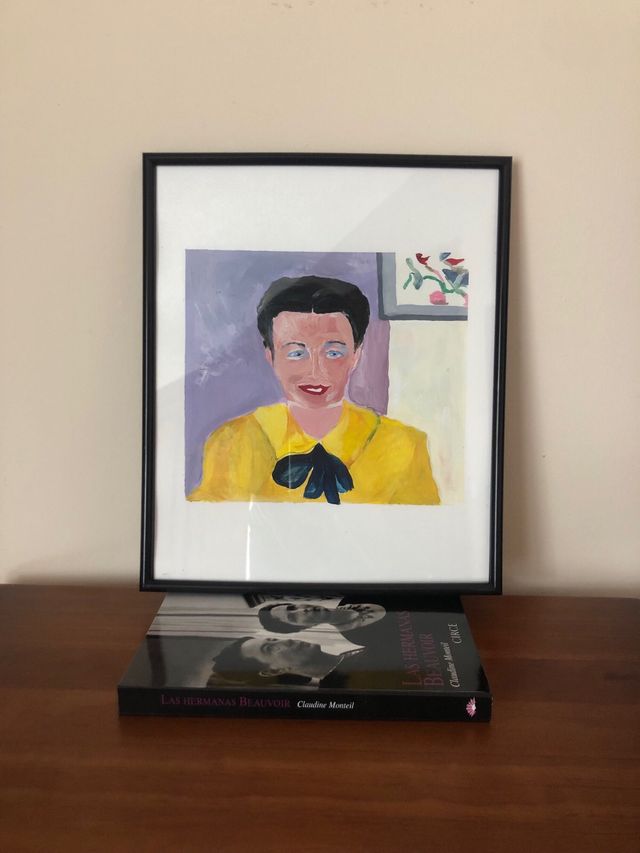 Simone de Beauvoir Ilustración Librería Filosofía
