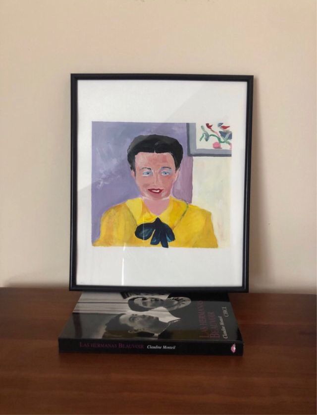 Simone de Beauvoir Ilustración Librería Filosofía