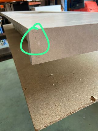 ENCIMERA DIAMON CREAM 3 FALDONES 150x50x5