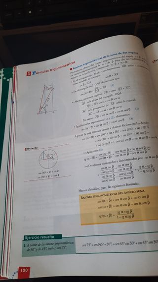 Matemáticas I Anaya 1°Bachillerato