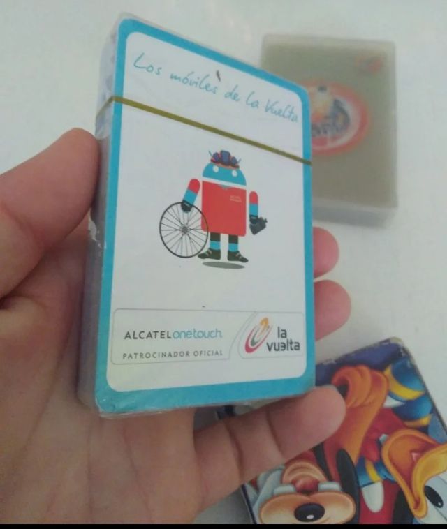 Lote 8 barajas Cartas Fournier,fanta,Burguer King.