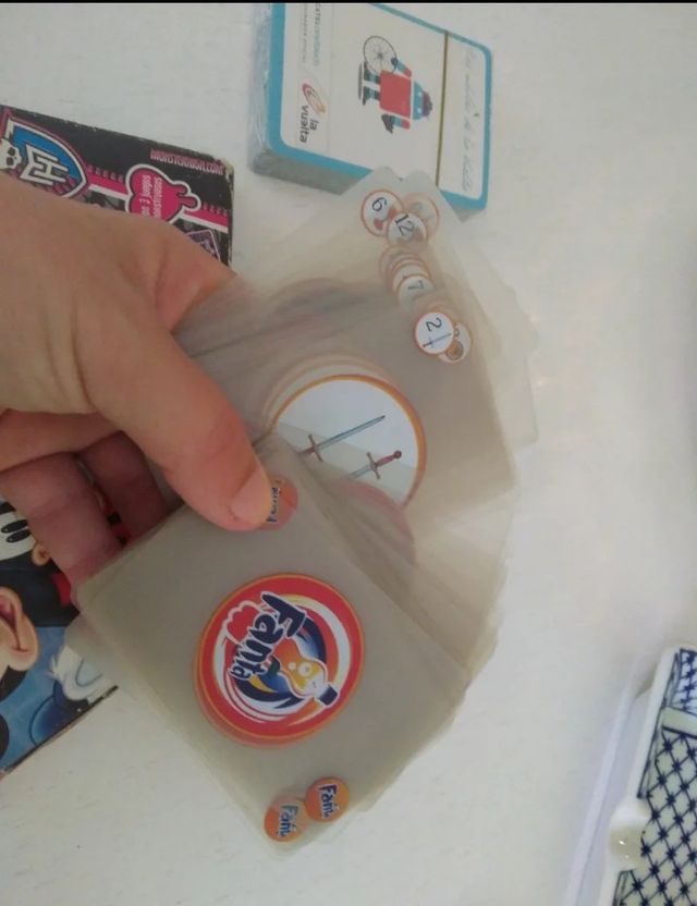 Lote 8 barajas Cartas Fournier,fanta,Burguer King.