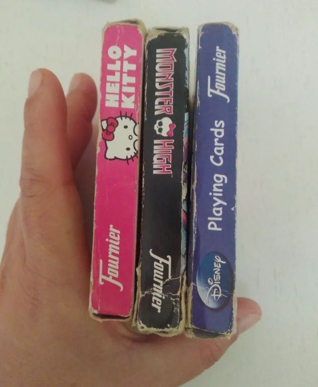 Lote 8 barajas Cartas Fournier,fanta,Burguer King.