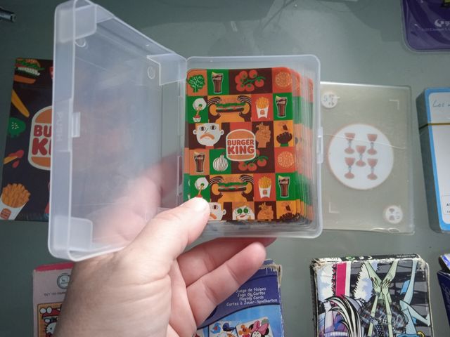 Lote 8 barajas Cartas Fournier,fanta,Burguer King.