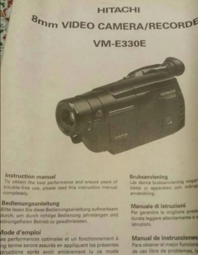 Cámara de video nueva