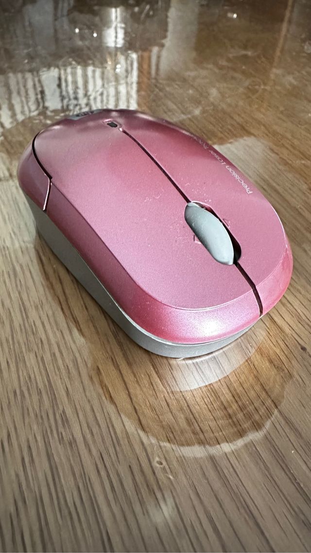 Mouse HP Inalambrico Laser Rosa