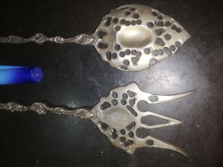 ENVIO! 2 CUBIERTOS PESCADO BRONCE 26 CM PORTUGUÉS