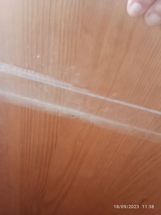 Escritorio juvenil madera.desmontado