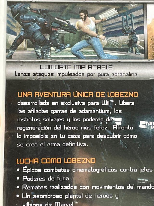 X-Men Origenes LOBEZNO Wii NUEVO precintado :) ok