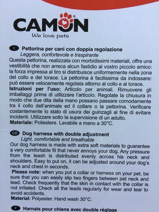 Camon Pettorina "Mesh" fucsia Tg.S