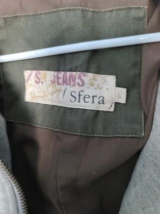 Chaqueta con efecto sudadera
