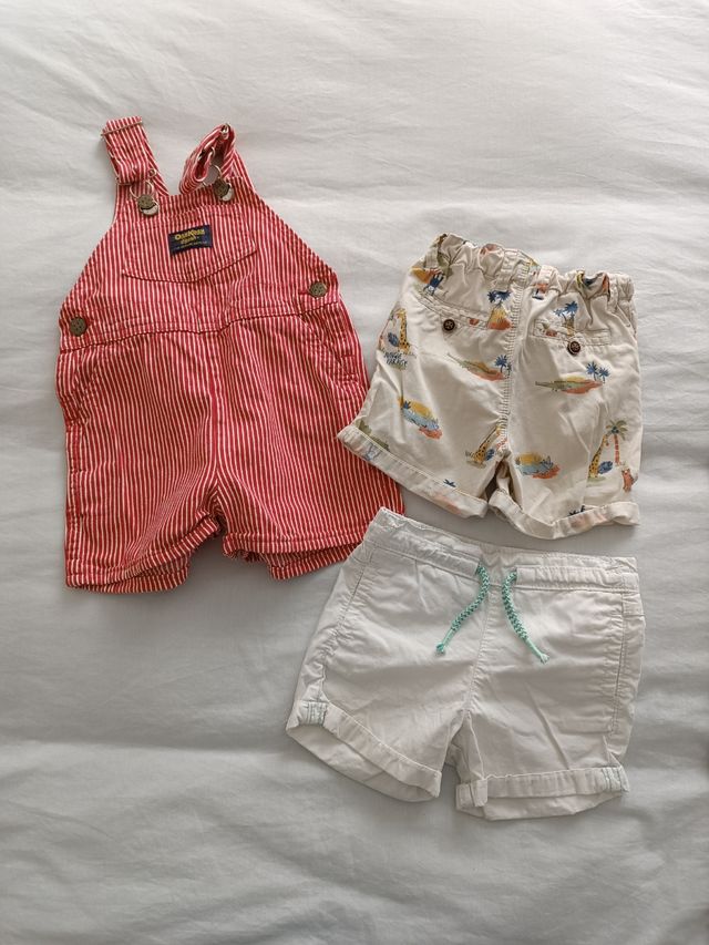 lote peto y 2 pantalones cortos