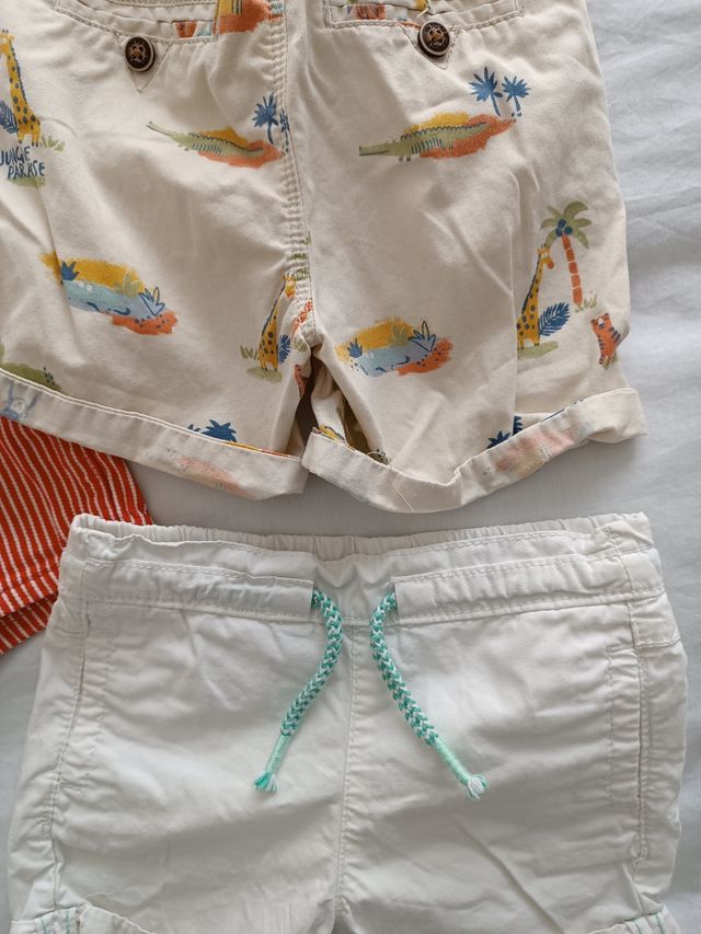 lote peto y 2 pantalones cortos