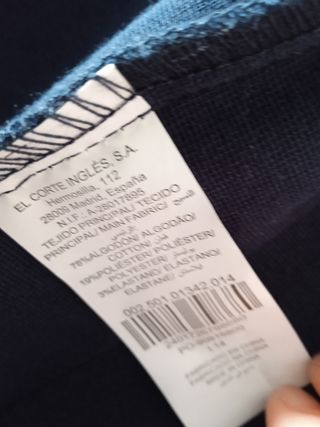CHAQUETA AMERICANA AZUL CORTE INGLÉS