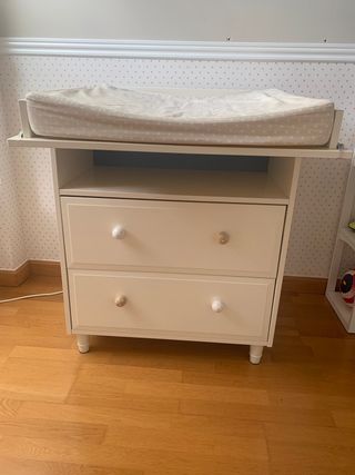 cambiador bebe con comoda