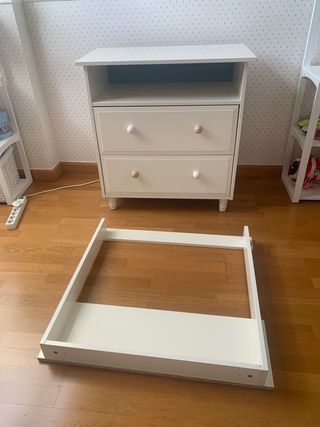 cambiador bebe con comoda