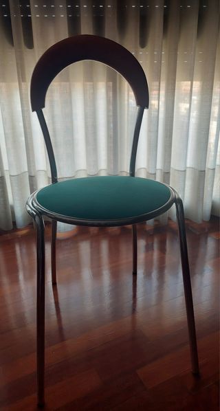 Sillas acero cromado