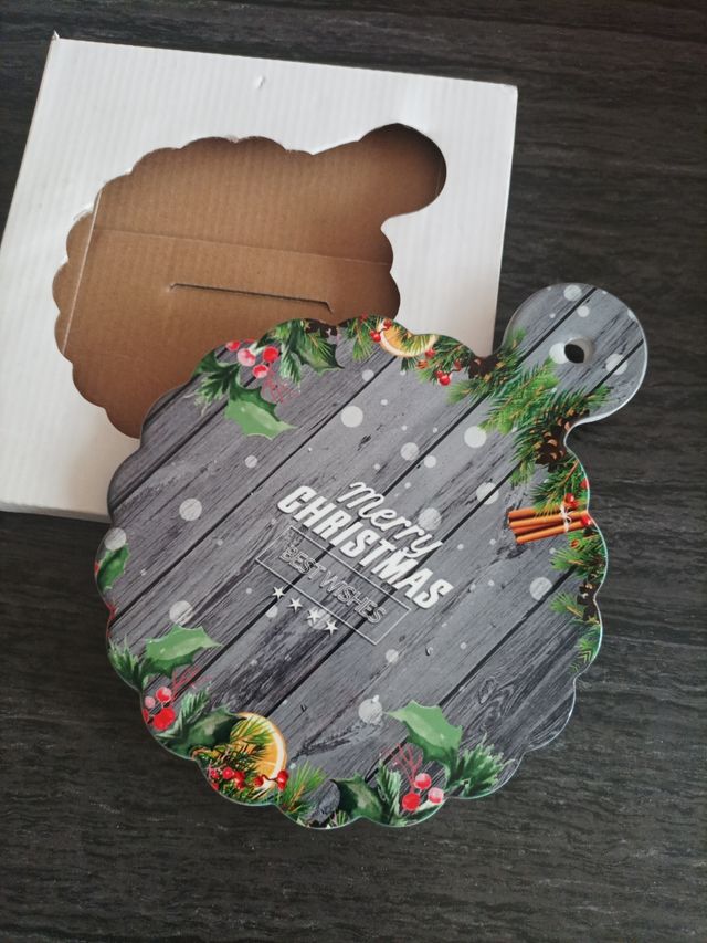 sottopentola natale auguri sughero ceramica design