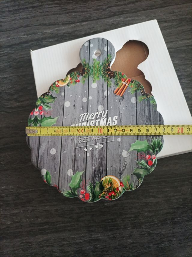 sottopentola natale auguri sughero ceramica design