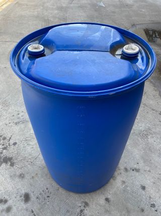 bidón de plastico de 200 litros
