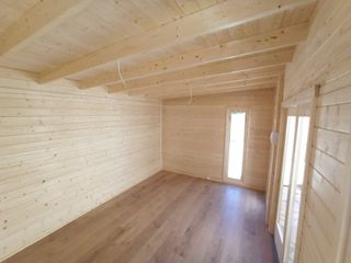 CASAS PREFABRICADA DE MADERA 15m2 diáfana