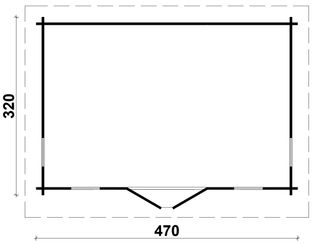 CASAS PREFABRICADA DE MADERA 15m2 diáfana