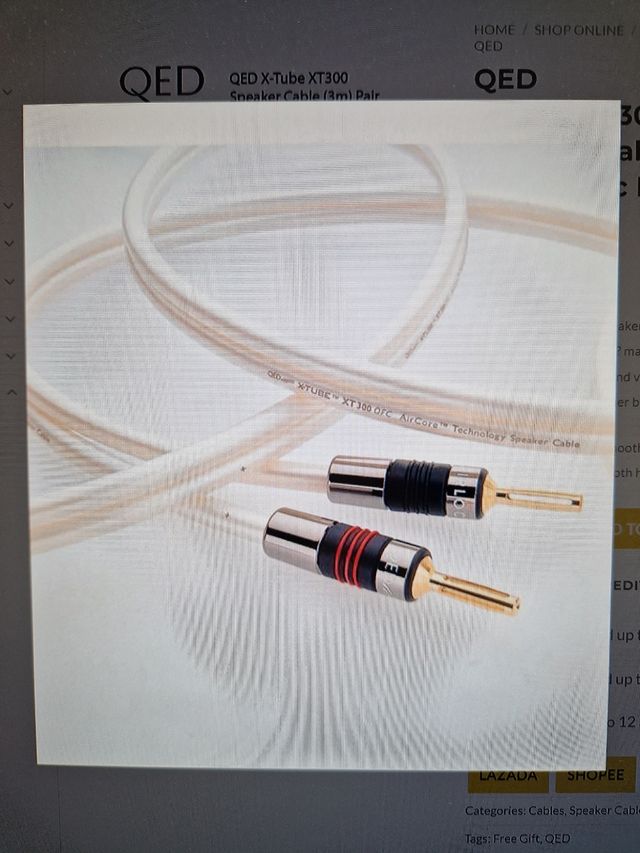 QED XT-300 Cable altavoz