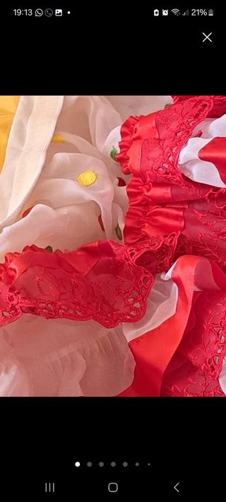 Traje de flamenca precioso  exclusivo bordado