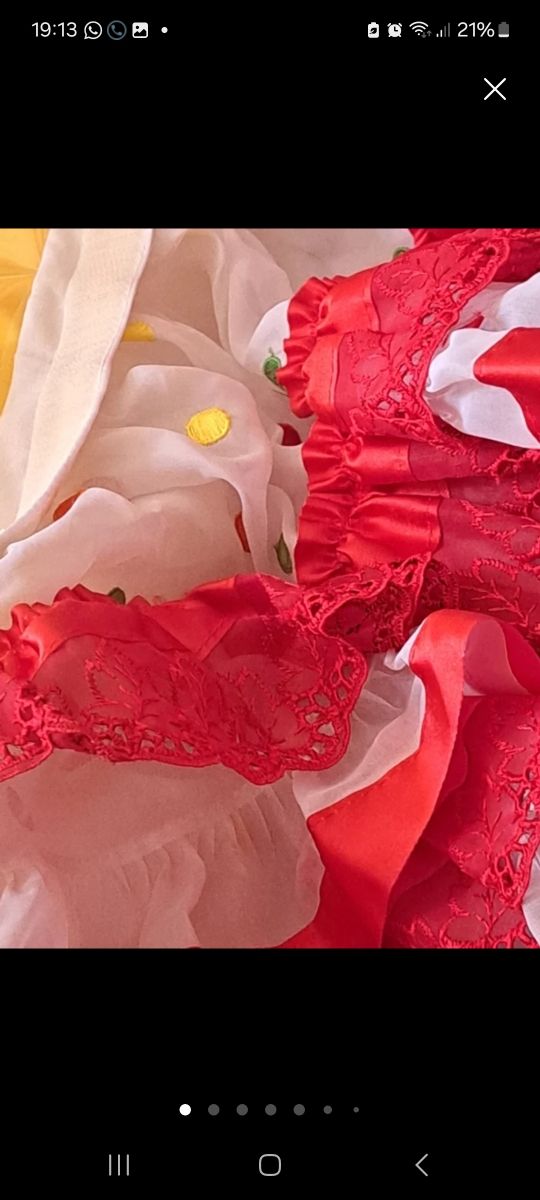 Traje de flamenca precioso  exclusivo bordado