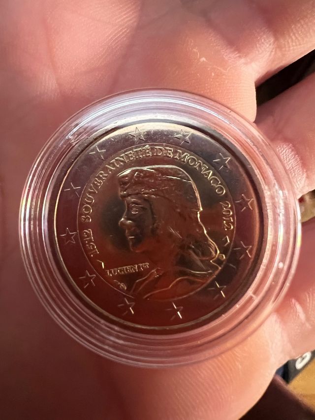 moneda 2€ monaco lucien 2012
