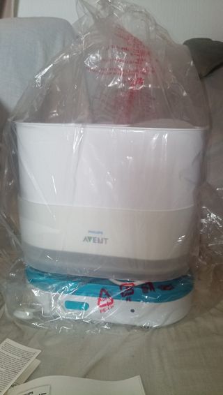 Esterilizador NUEVO Avent 3 en 1 + biberón regalo