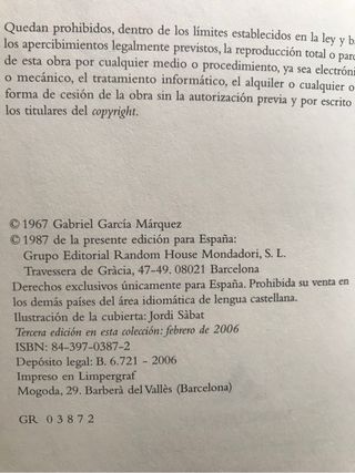 Cien años de soledad