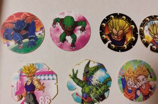 Lote TAZOS DRAGON BALL AÑOS 90