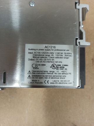 Fuente de alimentación ifm