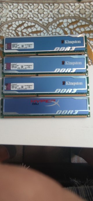 Ram DDR3 4 módulos 2g cada uno