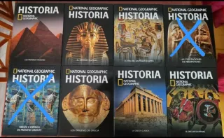 Tomos 1,2,3,6,7,8 Historia National Geographic.