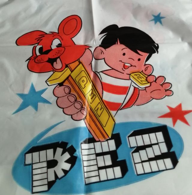 Bolsa caramelos PEZ años 70