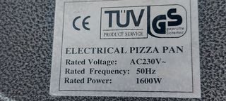 Termostato electrical pizza pan 1600w